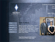 Tablet Screenshot of kerbyfinancial.com